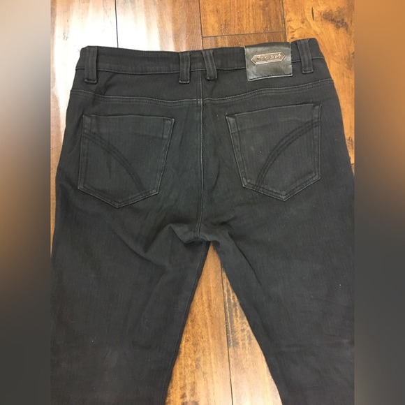 SPARTA DENIM JEANS Black Men’s Size 33 Button Fly *Hemmed*. - Picture 13 of 15